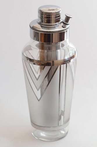 Art deco cocktail shaker - cocktail,