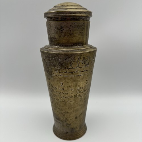 Antique cocktail drink shaker - cocktail,