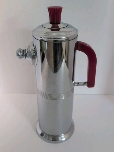 Art deco mcm chrome plate - mcm,